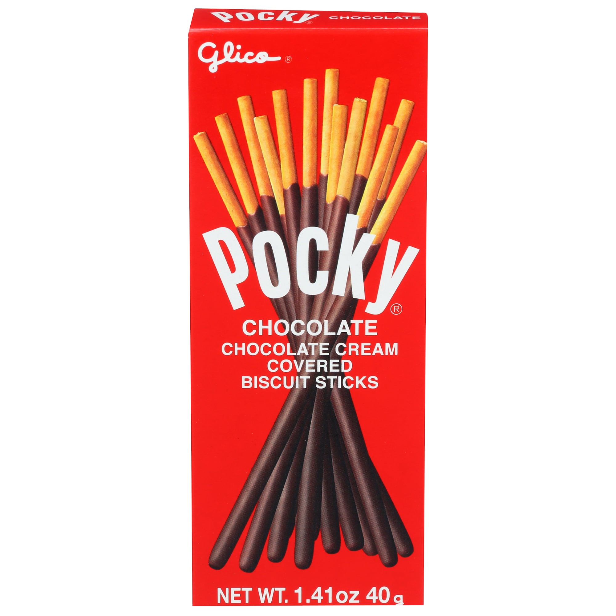 Glico Pocky Chocolate Cream Covered Biscuit Sticks